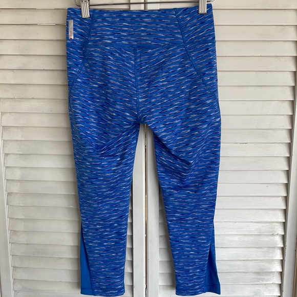 ZELLA Workout Leggings, Blue/White/Navy, Size XS - Picture 3 of 6
